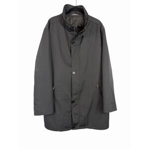 MOVIMENTO LORO PIANA Rain System Coat Jacket Mens Black 44R US/54R EU Shell Only